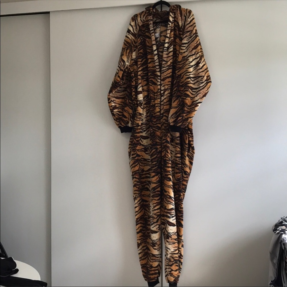 Tiger onesie plus size pajama